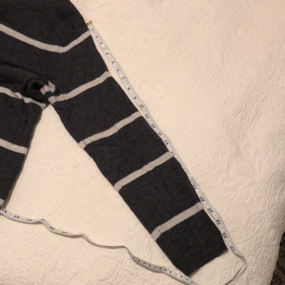 Reitmans sweater size Large. Charcoal grey with white stripes. - Picture 10 of 10
